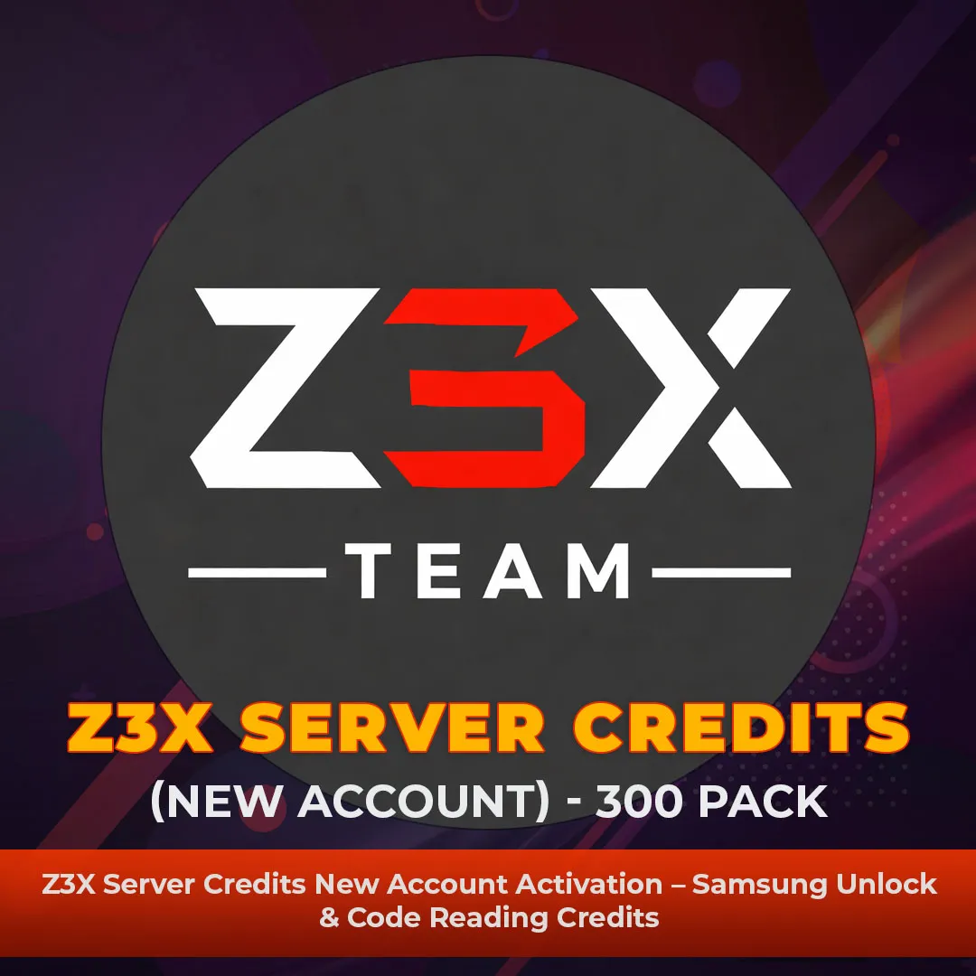 Z3X Server Credits (New Account) - 300 Pack (Instant)