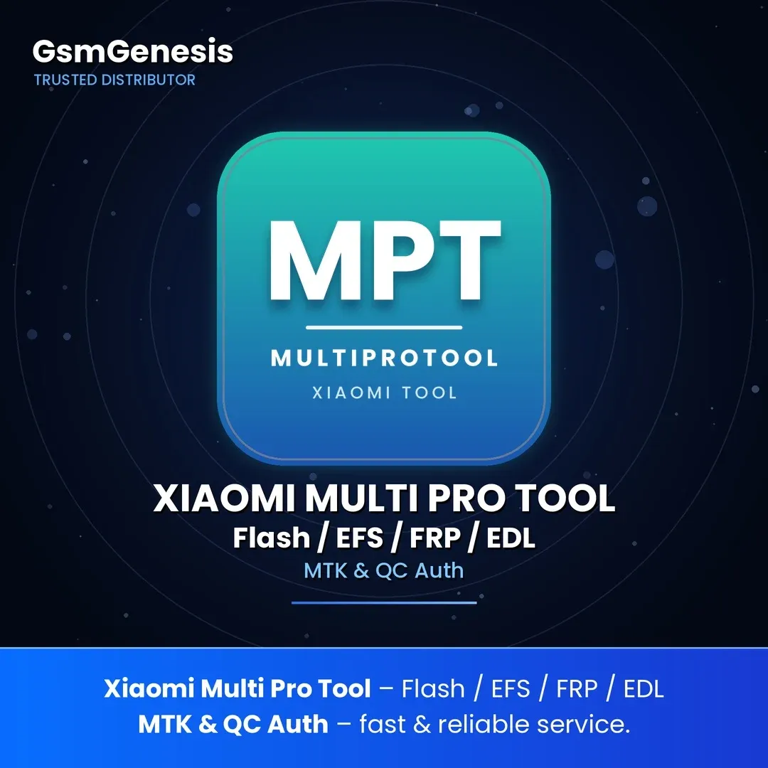 XIAOMI MULTI PRO TOOL Flash/EFS/FRP/EDL [MTK & QC Auth]