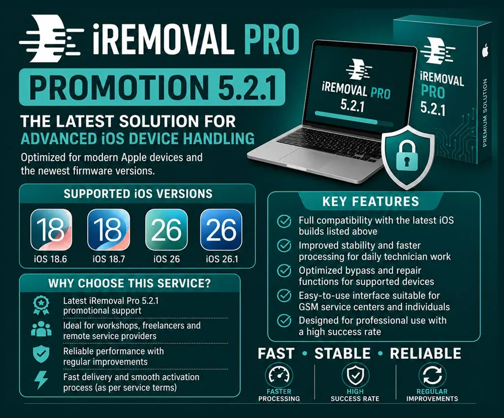 iRemoval Pro Promotion 5.2.1 - iOS18.6 - 18.7 - 26 - 26.1