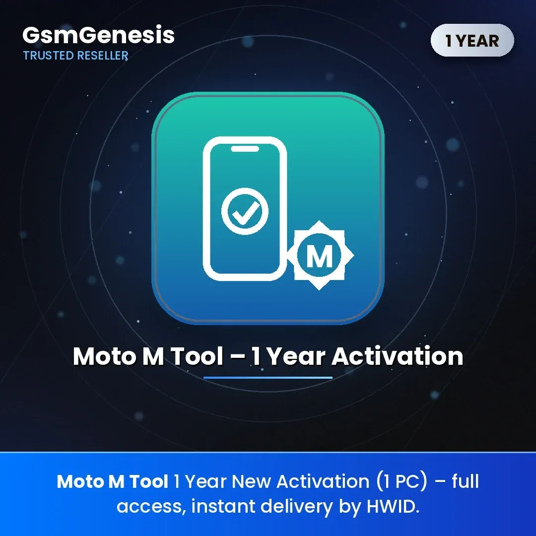 Moto M Tool - 1 Year (1 PC) New Activation | DIRECT SOURCE ⭐️