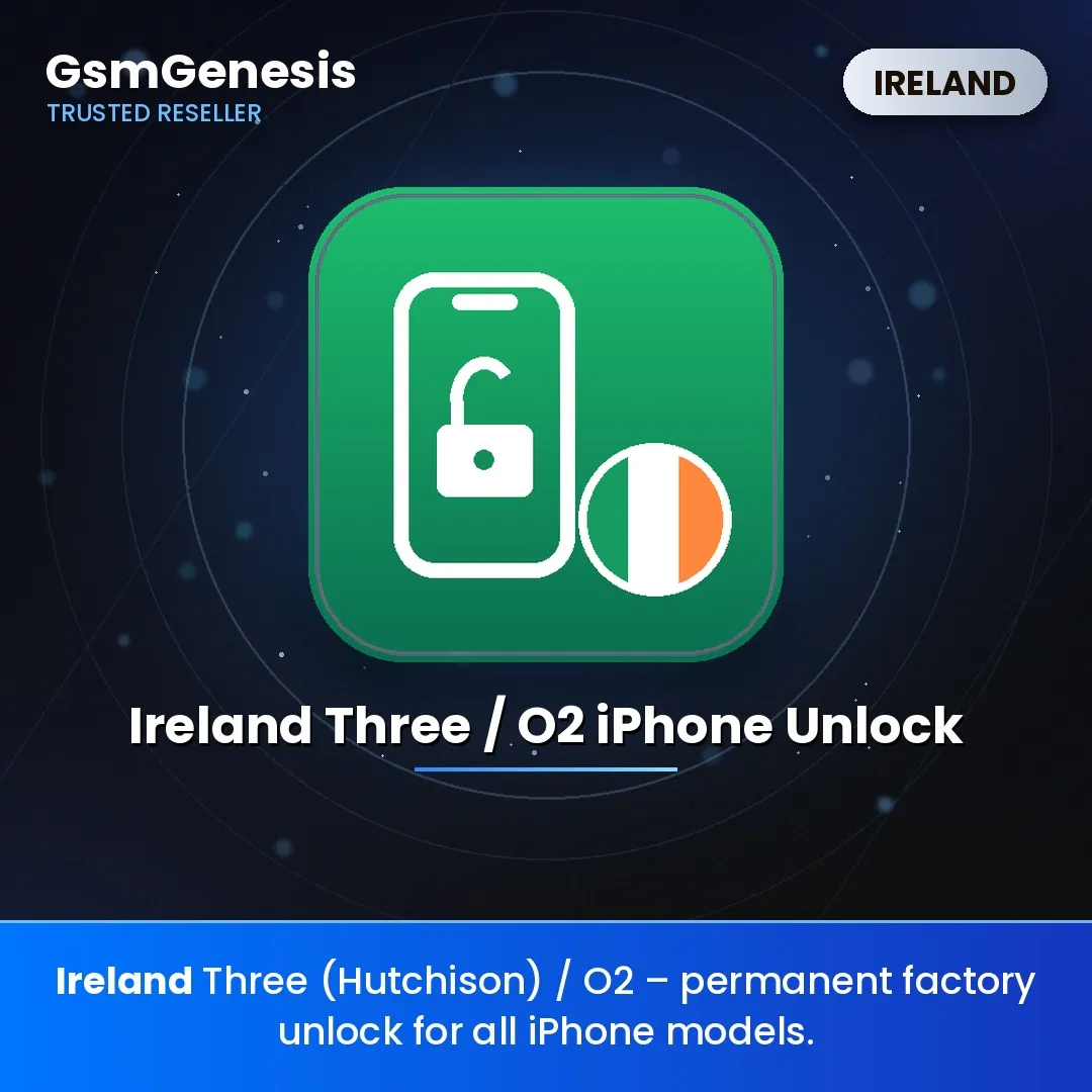 #1761 Ireland Hutchison/O2 iPhone All Models Premium