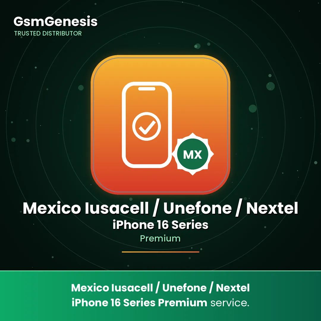 Mexico Iusacell / Unefone / Nextel iPhone 16 Series Premium
