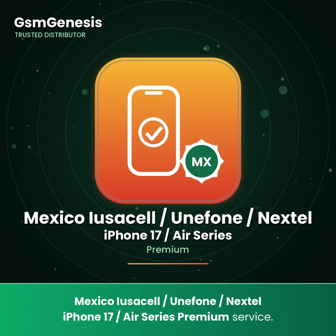 Mexico Iusacell / Unefone / Nextel iPhone 17 / Air Series Premium