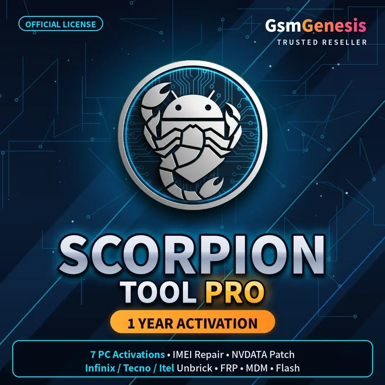 Scorpion Tool PRO – 1 Year Activation