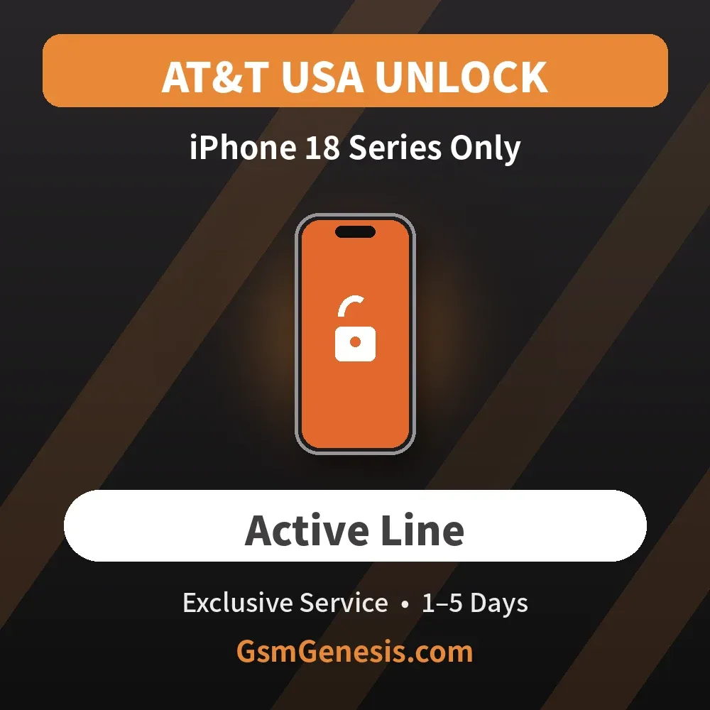USA AT&T iPhone 18 Series Only(Active Line) Exclusive