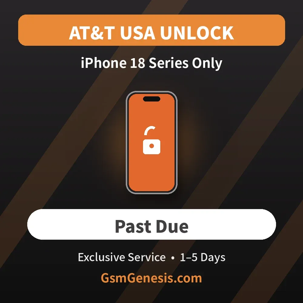 USA AT&T iPhone 18 Series Only (Past Due)Exclusive