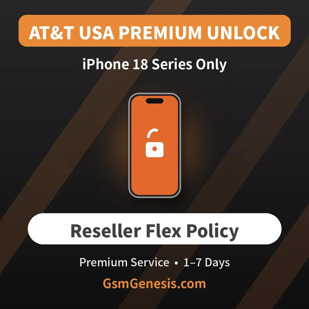 US Reseller Flex Policy Unlock Iphone 18 series(Premium)